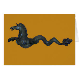 Venetian Murano Glass Horse Hälsningskort