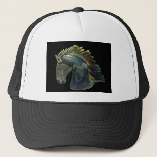 Venetian Murano Glass Horse Keps