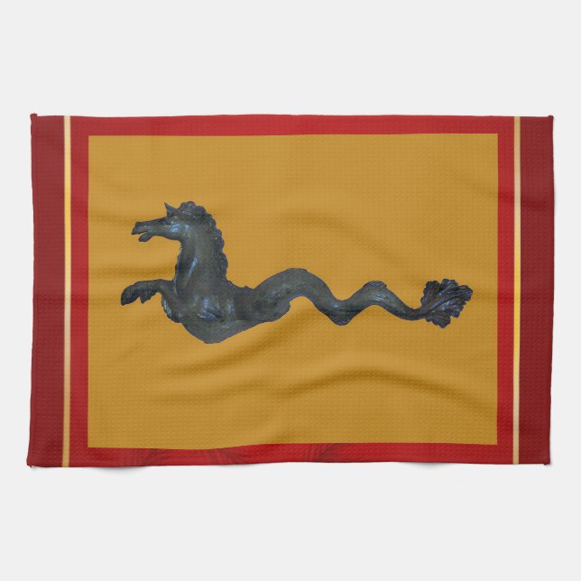Venetian Murano Glass Horse Kitchen Towel Kökshandduk (Horisontell)