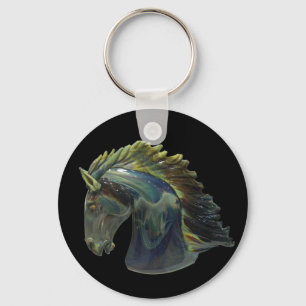 Venetian Murano Glass Horse Nyckelring