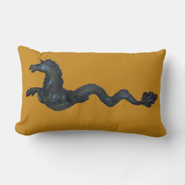 Venetian Murano Glass Horse Pillow Lumbarkudde (Framsida)