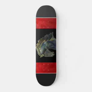 Venetian Murano Glass Horse Skateboard Bräda 20,5 Cm