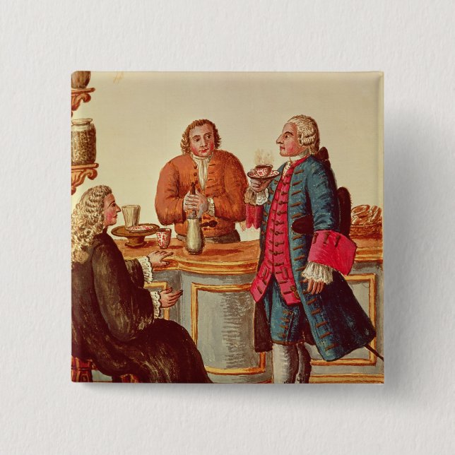 Venetian Noblemen i en Cafe Knapp (Framsida)