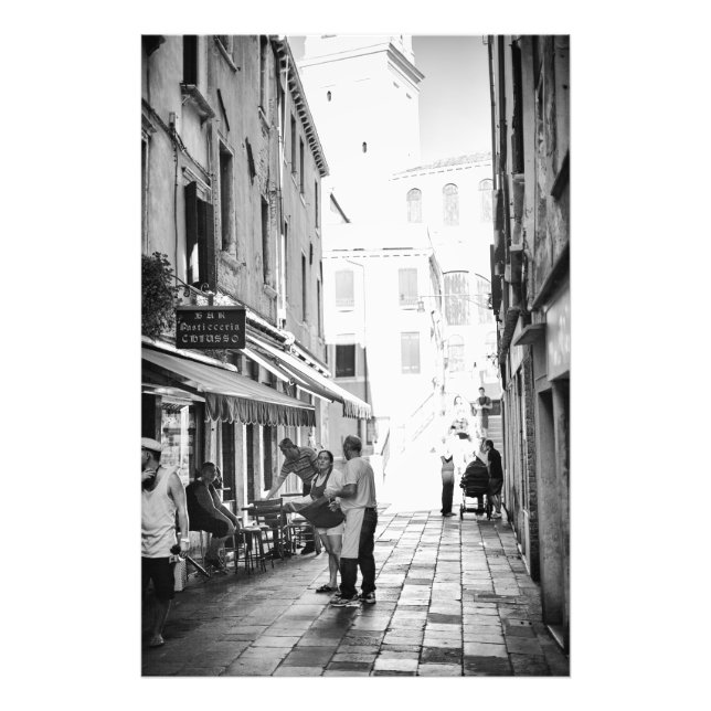 Venetian Scene - Photo Print - Alla storlekar är t Fototryck (Framsidan)