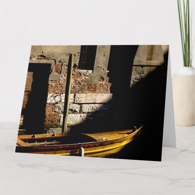 VENETIAN SHADOWS FALL Jumbo-hälsningskort Kort (Framsida)