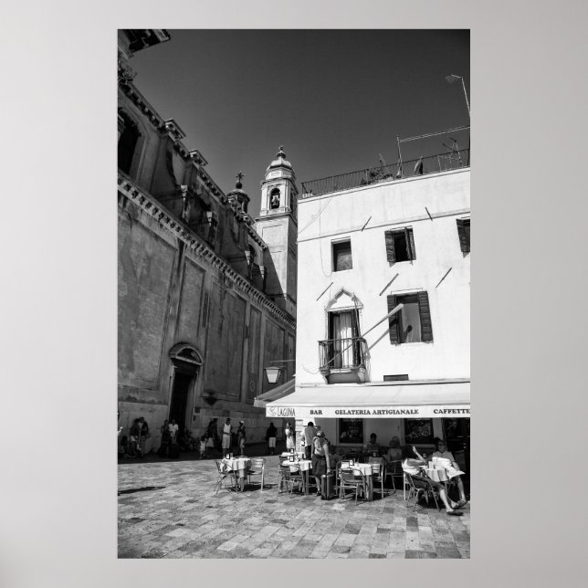 Venetian Street Cafe - Poster (Framsidan)