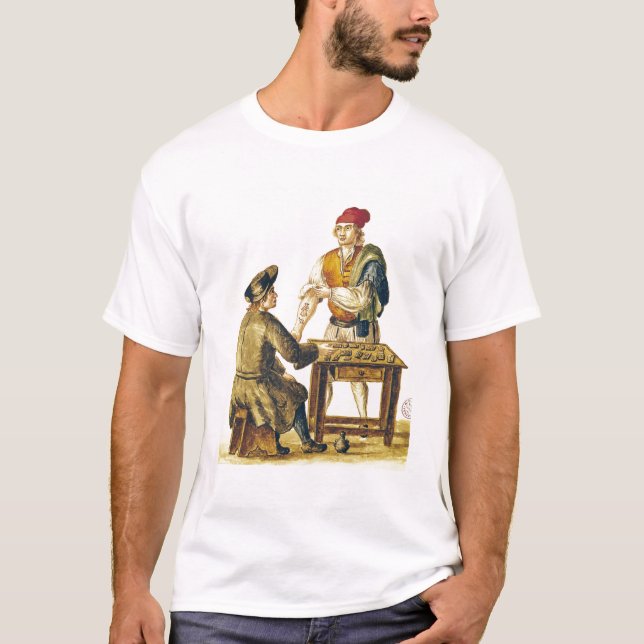Venetian Tattooer T Shirt (Framsida)
