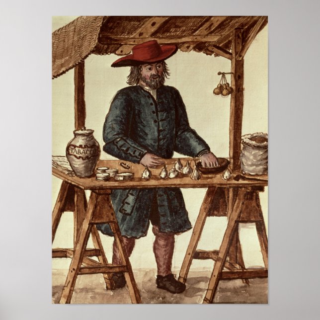 Venetian Tobacco Vendor Poster (Framsidan)