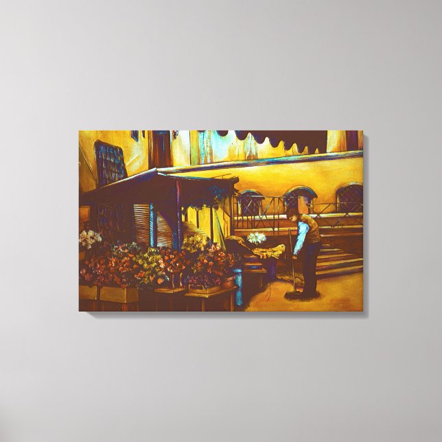 Venetian Venditore Canvastryck (Framsida)