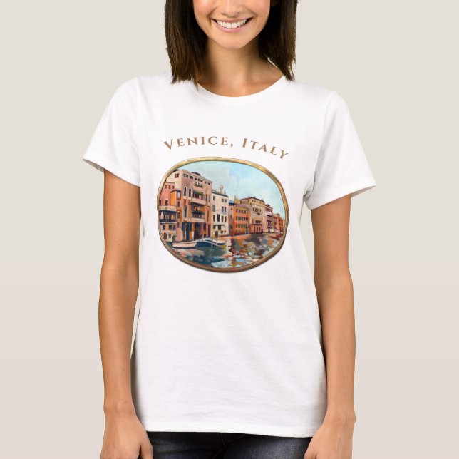 Venetian Waterway T Shirt (Framsida)