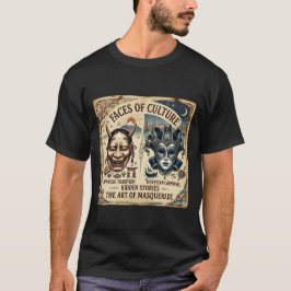 Venetiansk Japansk Mask Artistic T-Shirt