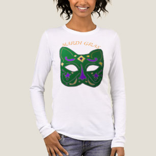 Venetiansk kattmaskerad Mardi Gras T-Shirt