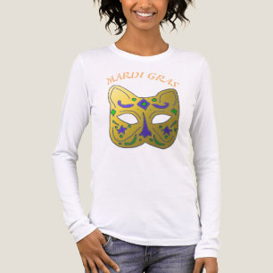 Venetiansk kattmaskerad Mardi Gras T Shirt