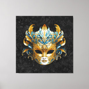 Venetiansk maskeradmask canvastryck