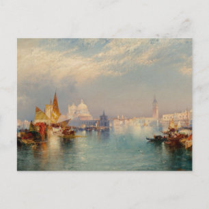 Venetianskt motiv av Thomas Moran Vykort