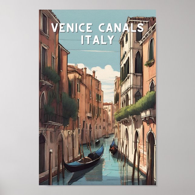 Venetien i Venedig-italien Poster (Framsidan)