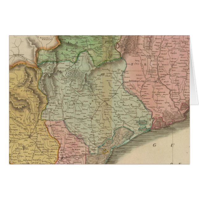 Venetien Stater Hälsningskort (Framsidan Horizontal)