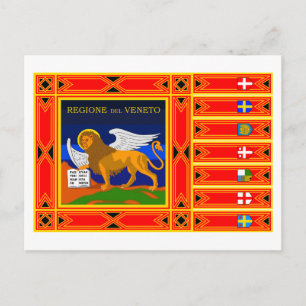 Venetiens flagga vykort