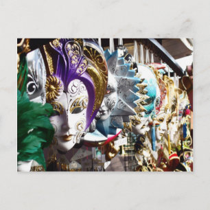 Venetisk mask 1 vykort