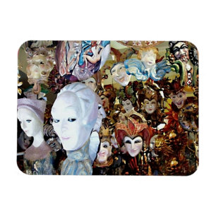 Venetisk mask 2 magnet