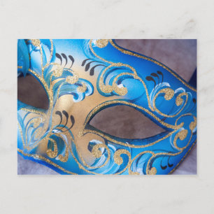 Venetisk mask 2 vykort