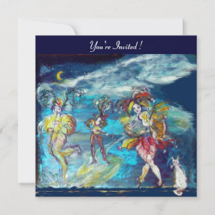 VENETISK MASQUERADE/ MUSIK I KVÄLL INBJUDNINGAR