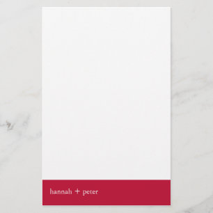 Venetisk rödbanderoll: Stationery Brevpapper