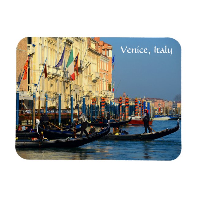 Venetiska gondoliers magnet (Horisontell)