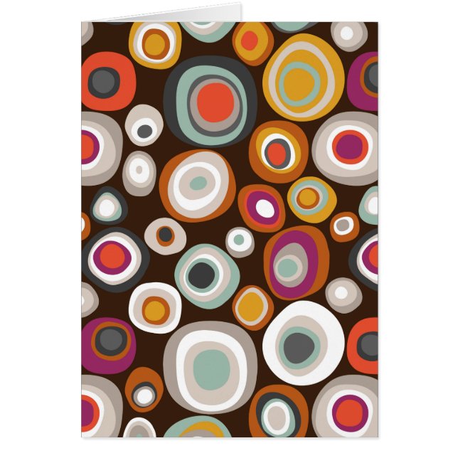 veneto boho spot-choklad hälsningskort (Framsidan)