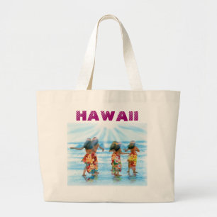 Venette för pec för Hula dansare j, HAWAII Jumbo Tygkasse