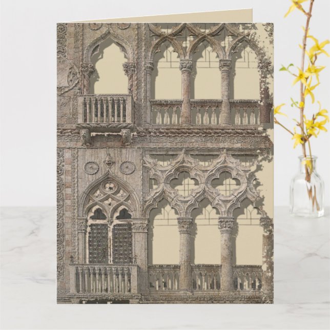 Venezia D'Oro Kort (Gul blomma)