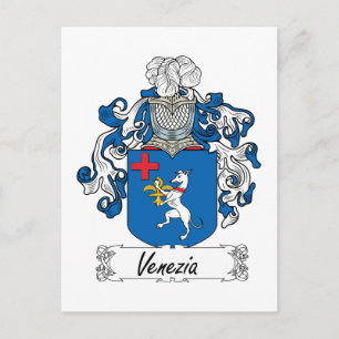 Venezia Family Crest Vykort