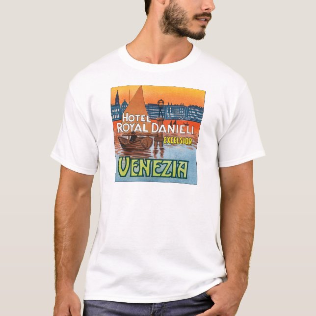 Venezia hotellroyal Danieli Tee Shirt (Framsida)