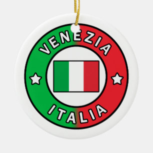 Venezia Italia Julgransprydnad Keramik