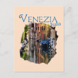 Venezia, Italien: Färgkanal Vykort