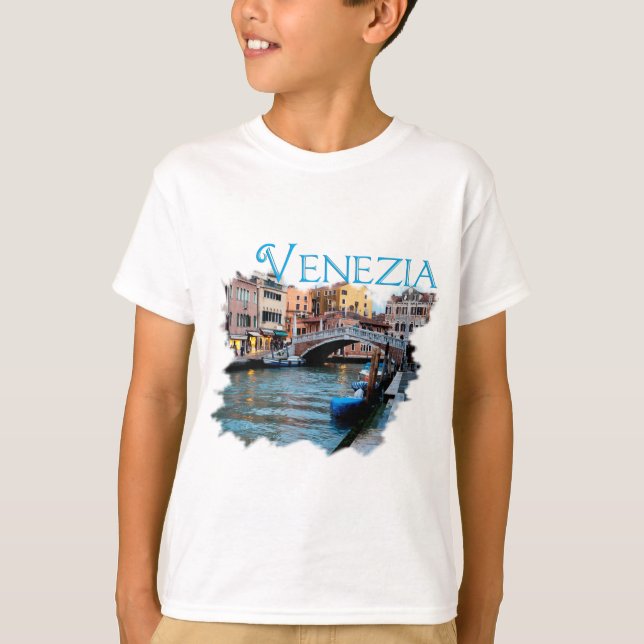 Venezia, Italien: Längs kanalen T Shirt (Framsida)