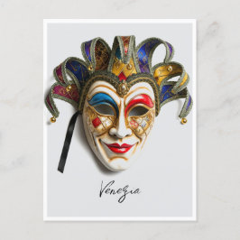 Venezia Venice Italien Carnival Mask Vykort