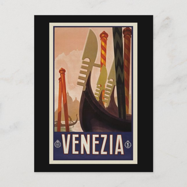 Venezia vintage vykort (Framsida)