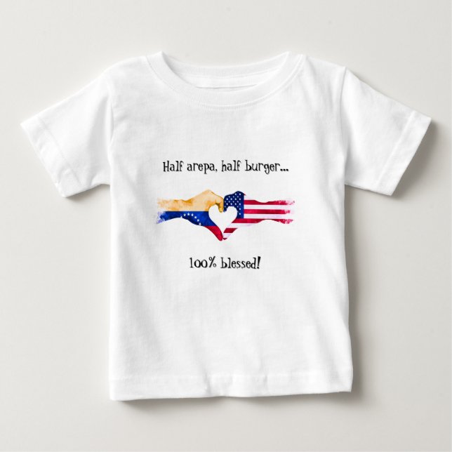 🇻🇪❤️🇺🇸 “Venezolano en USA”  T Shirt (Framsida)