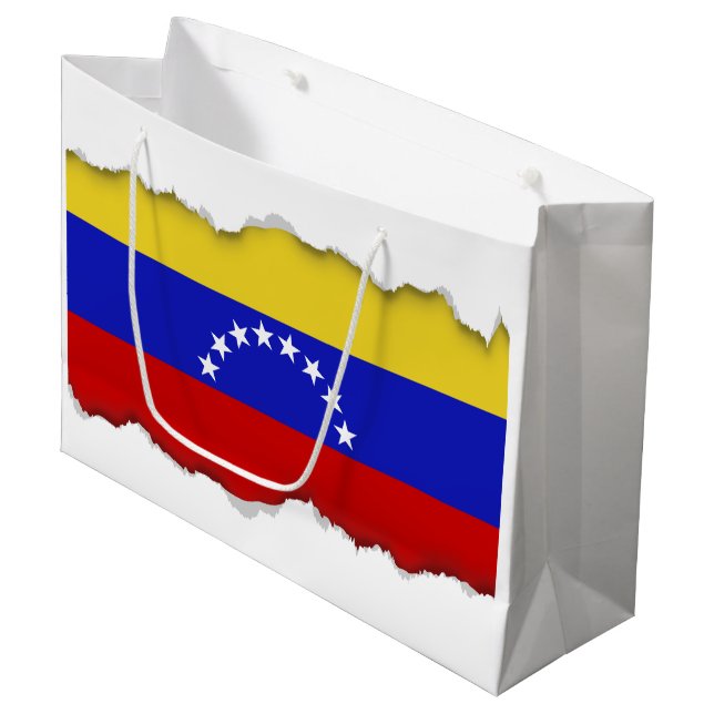 Venezuala flagga (Framsidan Vinklad)