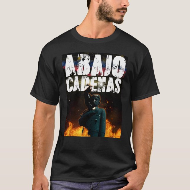 Venezuela Abajo Cadenas T Shirt (Framsida)
