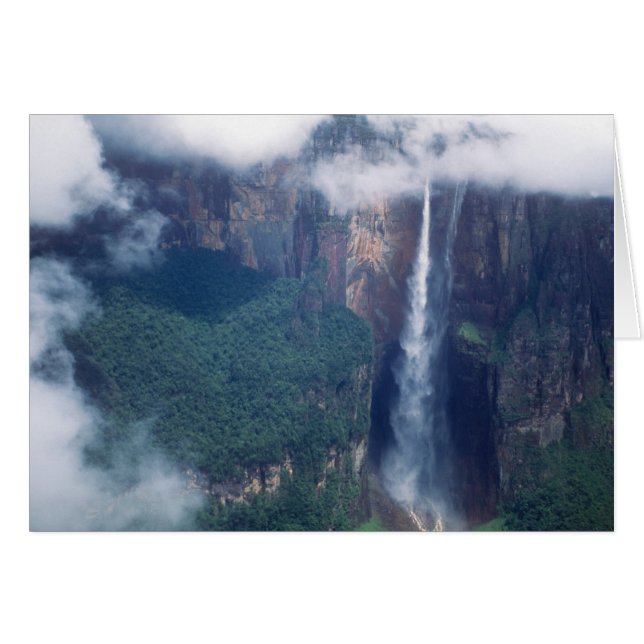 Venezuela, Angel Falls, Canaima National Park Hälsningskort (Framsidan Horizontal)