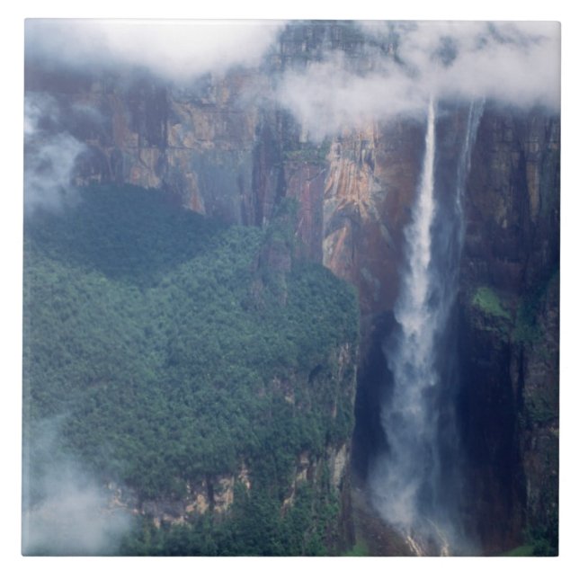 Venezuela, Angel Falls, Canaima nationalpark Kakelplatta (Framsidan)