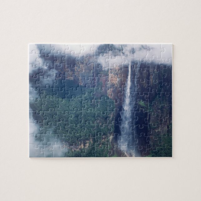 Venezuela, Angel Falls, Canaima nationalpark Pussel (Horisontell)