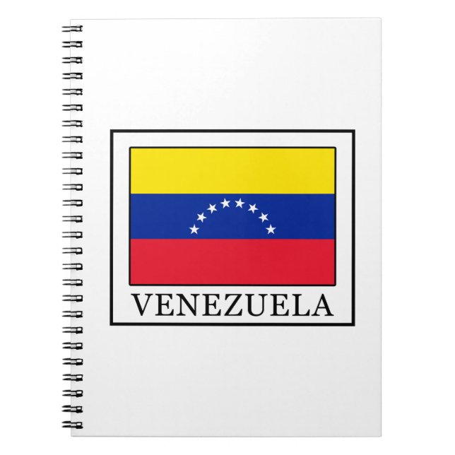 Venezuela Anteckningsbok Med Spiral (Framsidan)