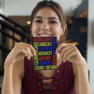 Venezuela Caracas City Namn vykort