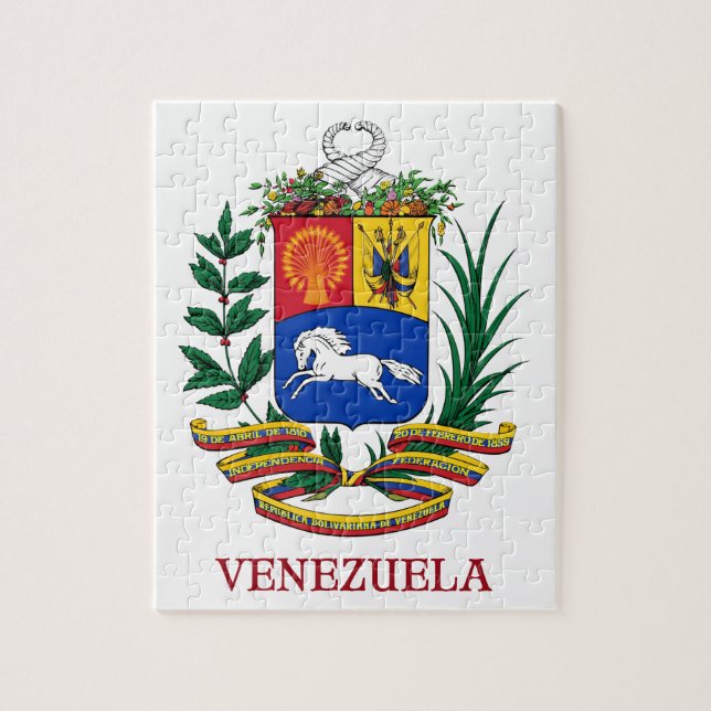 VENEZUELA - emblem/vapensköld/flagga/symbol Pussel (Vertikal)