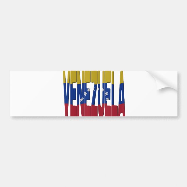 Venezuela flag bildekal (Framsidan)