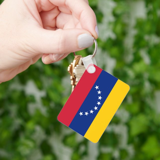 Venezuela flag keychain gift nyckelring (Hand)