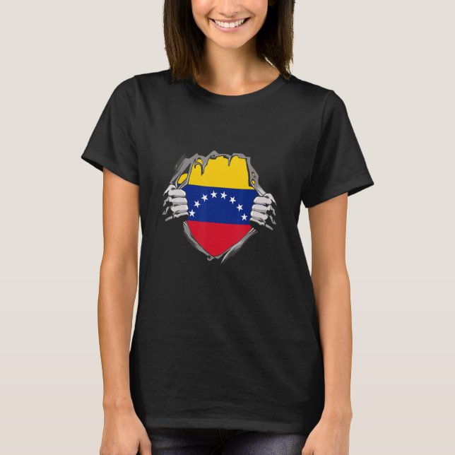 Venezuela Flag T Shirt (Framsida)